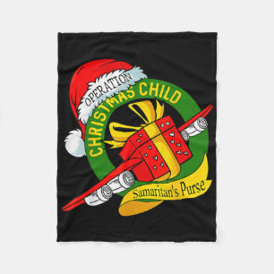 Samaritan's Purse Operation Christmas Child Pret X Fleece Deken
