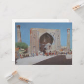 Samarkand Kaart (Voorkant / Achterkant in situ)