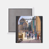 Samarkand, Oezbekistan - Necropolis van Shah-i-Zin Magneet (Voorkant / Achterkant)