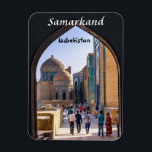 Samarkand, Oezbekistan - Necropolis van Shah-i-Zin Magneet<br><div class="desc">Oude complex van gebouwen van Shah-i-Zinda - Samarkand, Oezbekistan</div>