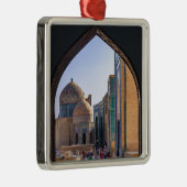 Samarkand, Oezbekistan - Necropolis van Shah-i-Zin Metalen Ornament (Rechts)