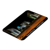 Samarkand, Oezbekistan - 's nachts plein in Regist Magneet (Linkerzijde)