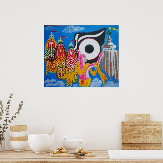 Samarpan - volledige overgave poster (Keuken)