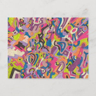 "Samba" Abstract Briefkaart