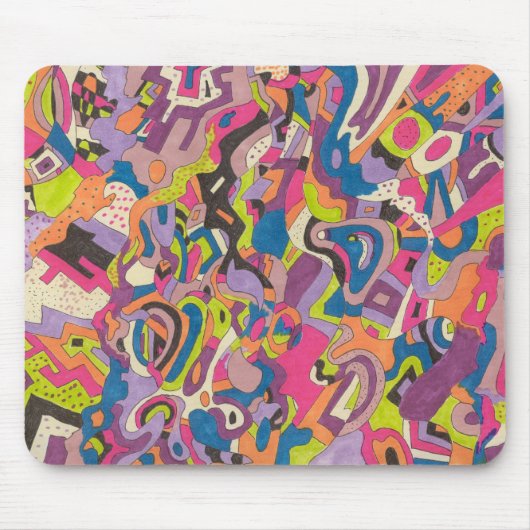 "Samba" Abstract Muismat (Voorkant)