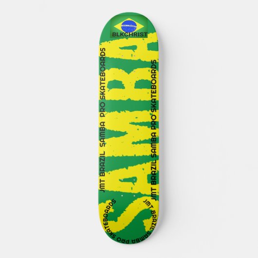 SAMBA BLK CHRIST 8 1/4" Skateboard Deck (Voorkant)