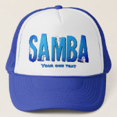 Samba brasileiro do Brasil dance muziek T-Shirt Trucker Pet (Voorkant)