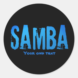 Samba brasileiro do Brasil dansmuziek Ronde Sticker