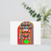 Samba Carnaval kleuren blings. inspirerend kunst Briefkaart (Staand voorkant)