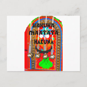 Samba Carnaval kleuren blings. inspirerend kunst Briefkaart