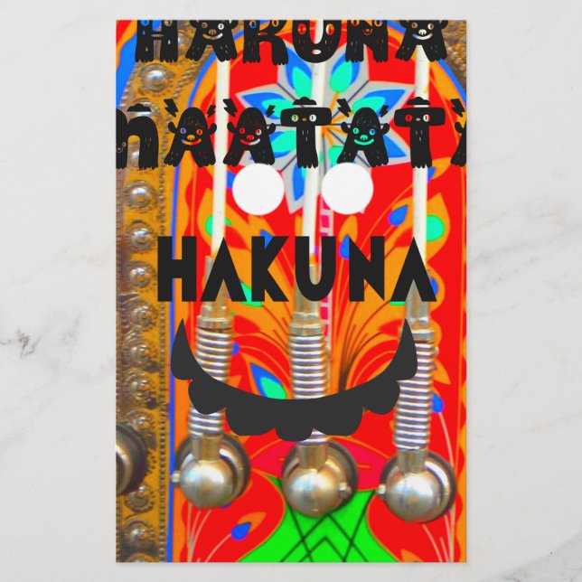Samba Carnaval kleuren Hakuna Matata blings.png (Voorkant)