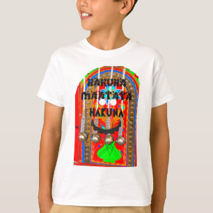 Samba Carnaval kleuren Hakuna Matata glinsteringen T-shirt