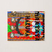 Samba Carnaval kleuren Hakuna Matata versiersels.p Legpuzzel (Horizontaal)
