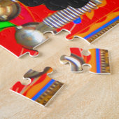 Samba Carnaval kleuren Hakuna Matata versiersels.p Legpuzzel (Zijkant)