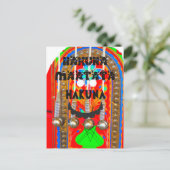 Samba Carnival kleuren Hakuna Matata blings.png Briefkaart (Staand voorkant)
