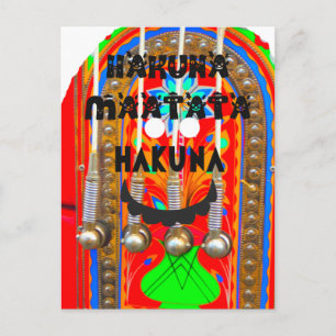 Samba Carnival kleuren Hakuna Matata blings.png Briefkaart
