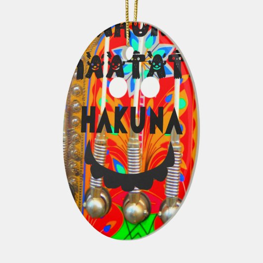Samba Carnival kleuren Hakuna Matata blings.png Keramisch Ornament (Links)