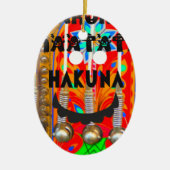 Samba Carnival kleuren Hakuna Matata blings.png Keramisch Ornament (Voorkant)
