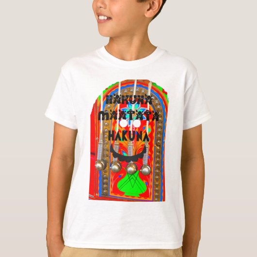 Samba Carnival kleuren Hakuna Matata blings.png T-shirt (Voorkant)