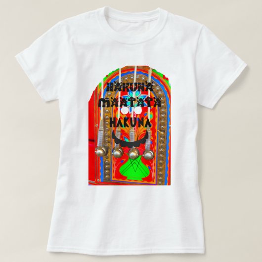 Samba Carnival kleuren Hakuna Matata blings.png T-shirt (Design voorkant)