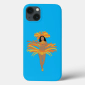 Samba Dancer Blue Phone Case (Achterkant)
