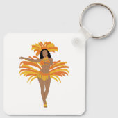 Samba Dancer Sleutelhanger (Achterkant)
