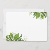 Samba Dancers Carnival Invitation Kaart (Achterkant)