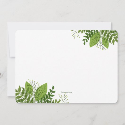 Samba Dancers Carnival Invitation Kaart (Achterkant)