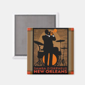 Samba D'Orpheus New Orleans Magneet (Voorkant / Achterkant)