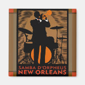 Samba D'Orpheus New Orleans Magneet (Voorkant)
