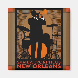 Samba D'Orpheus New Orleans Magneet