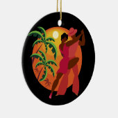 Samba/Flamenco Dancer Keramisch Ornament (Rechts)
