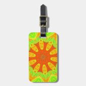 Samba Motief Art Print Bagagelabel (Voorkant verticaal)