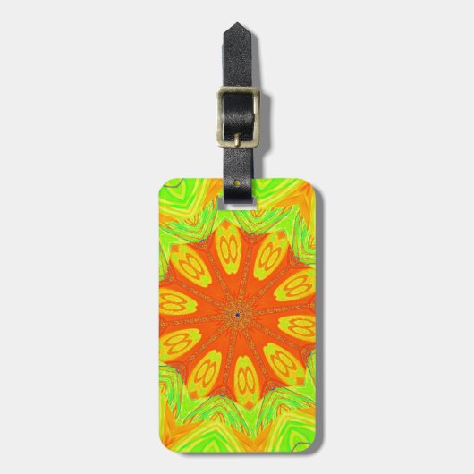 Samba Motief Art Print Bagagelabel (Voorkant verticaal)