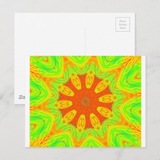 Samba Motief Art Print Briefkaart (Voorkant / Achterkant)