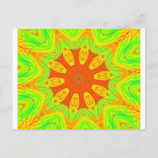 Samba Motief Art Print Briefkaart (Voorkant)