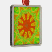 Samba Motief Art Print Metalen Ornament (Rechts)