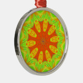 Samba Motief Art Print Metalen Ornament (Rechts)