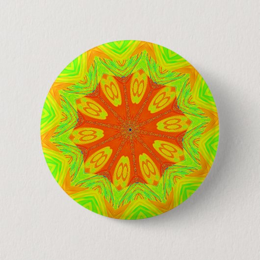 Samba Motief Art Print Ronde Button 5,7 Cm (Voorkant)