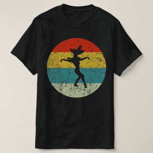 SAMBA retro silhouette 70s T-shirt (Design voorkant)