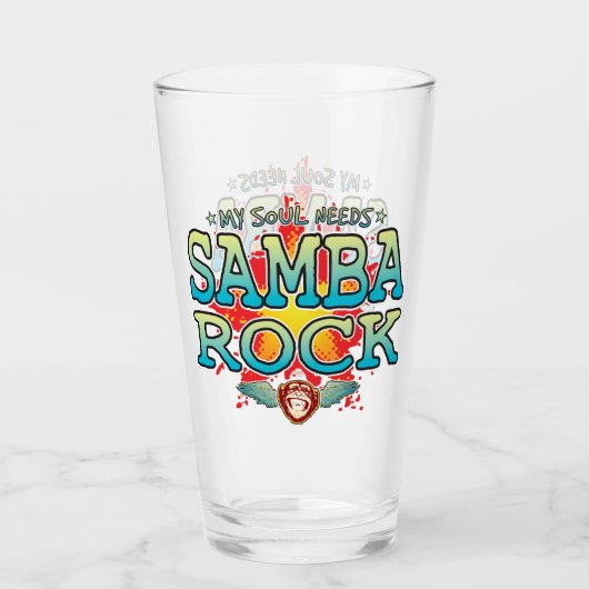 Samba Rock Soul Glass Tumbler (Voorkant)