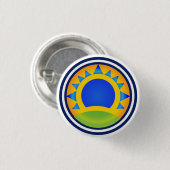 Samba Sunrise - knop Ronde Button 3,2 Cm (Voorkant /achterkant)