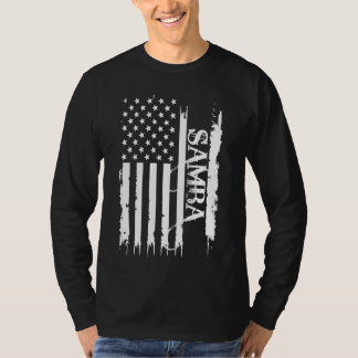 Samba Verenigde Staten ontdaan van Amerikaanse vla T-shirt