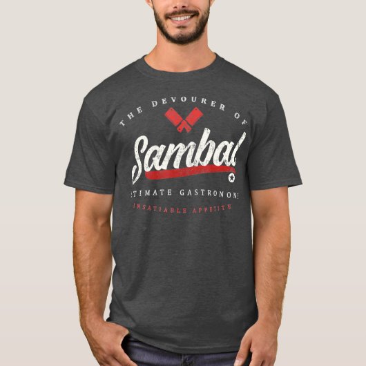 Sambal Indonsian Food Funny Retro T-shirt (Voorkant)