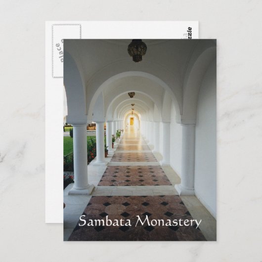 Sambataklooster Briefkaart (Voorkant / Achterkant)