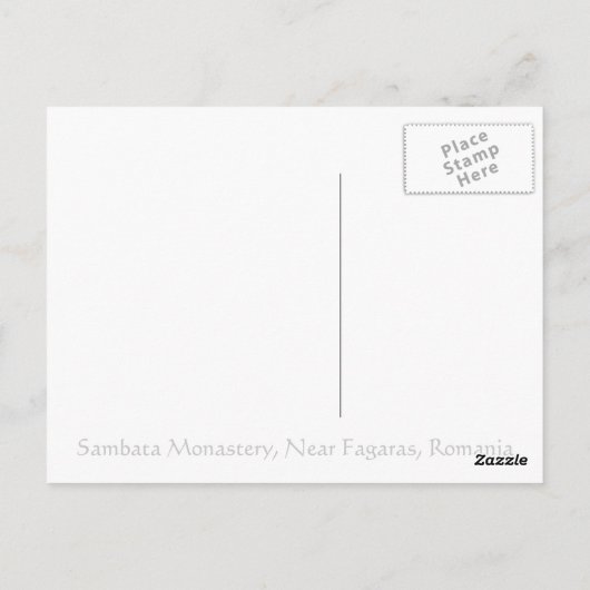 Sambataklooster Briefkaart (Achterkant)