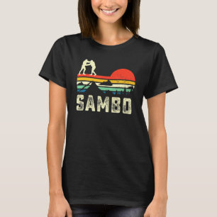 Sambo judo Wrestling martial arts artsy RETRO wres T-shirt