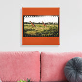 Samburu Giraffes Canvas Afdruk (Insitu (Woonkamer))