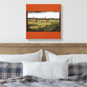 Samburu Giraffes Canvas Afdruk (Insitu (Slaapkamer))