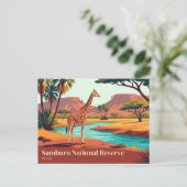 Samburu National Reserve Kenia Briefkaart (Staand voorkant)